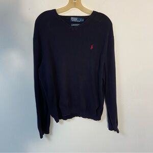 Polo by Ralph Lauren Men’s Sweater V Neck Pima Cotton XL